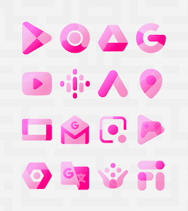 Captura 2 Sakura Pink - Icon Pack android