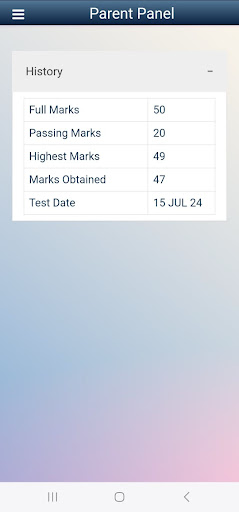 App screenshot