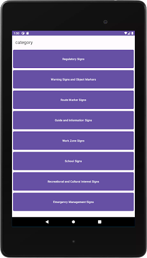 Road Signs Memory Game Screen 3