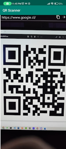 Android application QR Scanner - Lector código QR screenshort