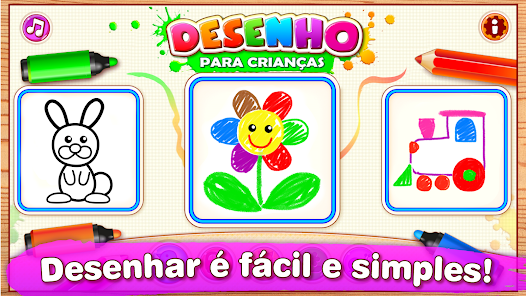 Para Pintar. Desenhos infantis para imprimir e pintar - Escola Kids