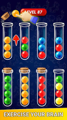 Android application Color Fast Ball Sort Puzzle screenshort