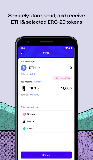 Monolith — Ethereum Wallet Screen 2
