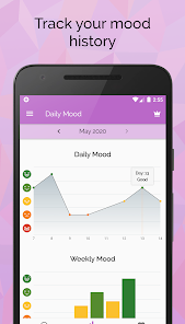 Control and Monitor: Anxiety, Mood and Self-Esteem  screenshots 2