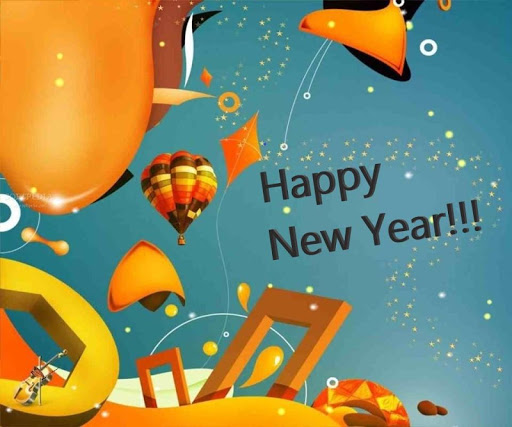 Android application New Year Greetings screenshort