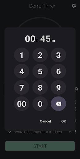 Screenshot of Dorro - Pomodoro session timer