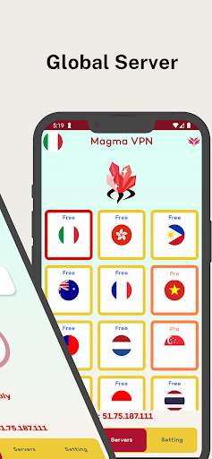 Magma VPN: High Safe Stream Screen 3