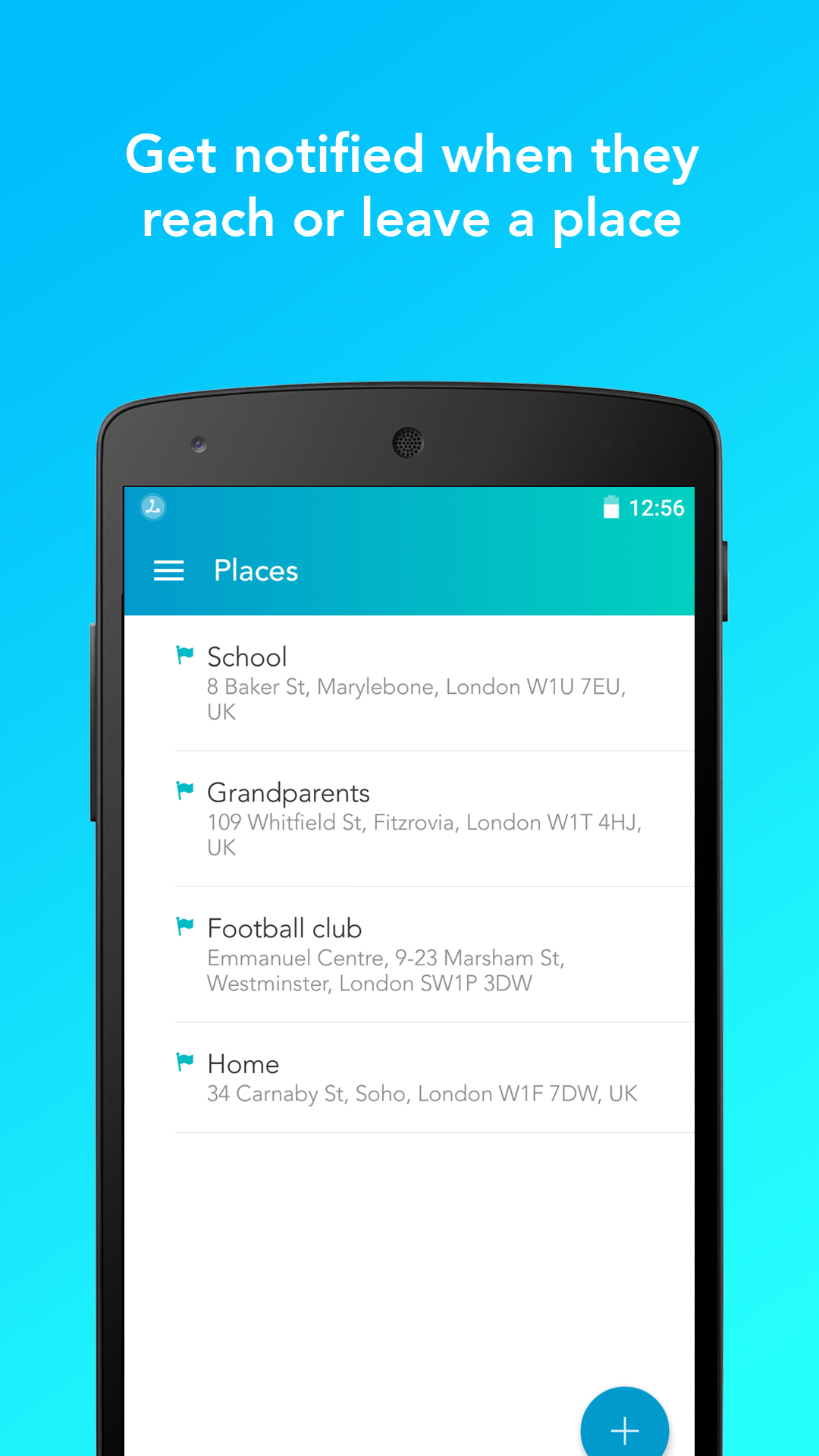 Android application Parental Control & GPS Tracker screenshort