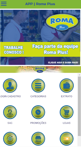 Android application Roma Plus Supermercado screenshort