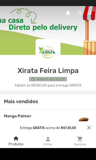 Android application Xirata Delivery screenshort