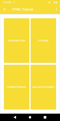 HTML Español Screenshot 1 - AppWisp.com