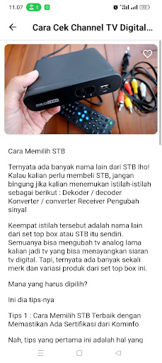Cara Cek Sinyal Stb Digital Screen 2