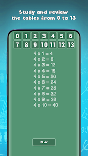 Free multiplication tables games (times tables) 2