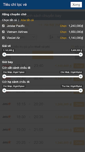 Ve may bay Screen 3