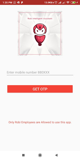 Robi Intelligent Assistant Screen 2