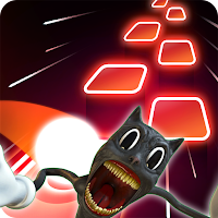 Scary Cartoon Cat Theme  Music - Beat Hop tiles