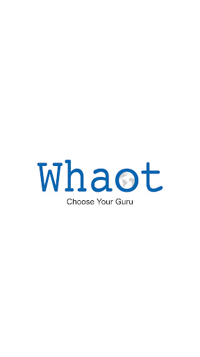 Android application Whaot – Choose Your Guru screenshort