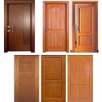 Минималистский дизайн деревянных дверей