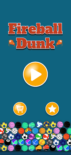 Android application Fireball Dunk screenshort