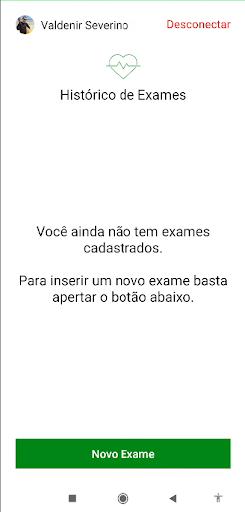 Meus exames Screen 3