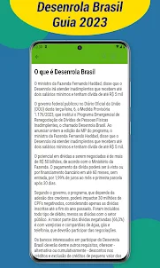 Desenrola Brasil - guia 2023