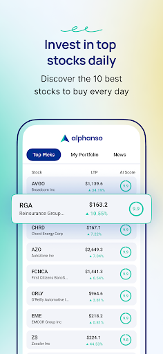 Alphanso: AI Stock Investing Screen 3