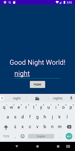 Hello World! Screen 3