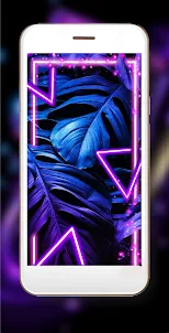 Purple Neon Live Wallpaper