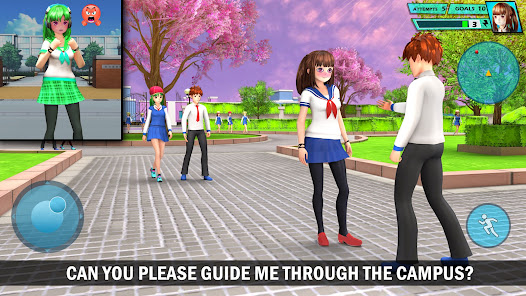 Screenshot 3 School Love Life: Anime Game android