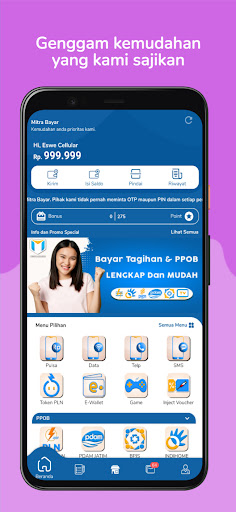 Android application Mitra Bayar screenshort