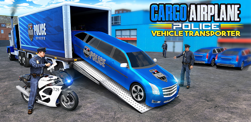 Cargo Airplane Police Vehicle