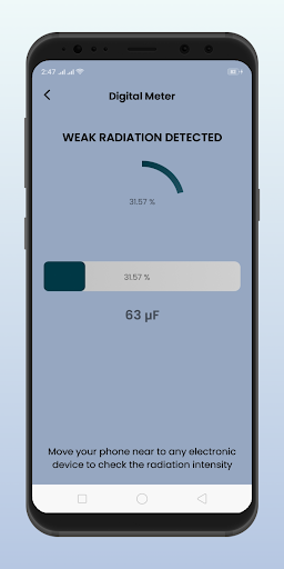 Radiation Detector: EMF Meter Screen 3
