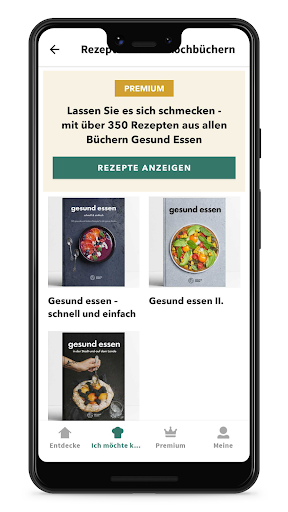 Gesund essen Screen 2
