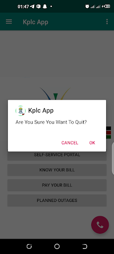 Android application Kplc Mobile App screenshort