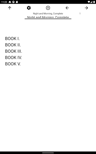 Book, Night and Morning, Compl Screen 3