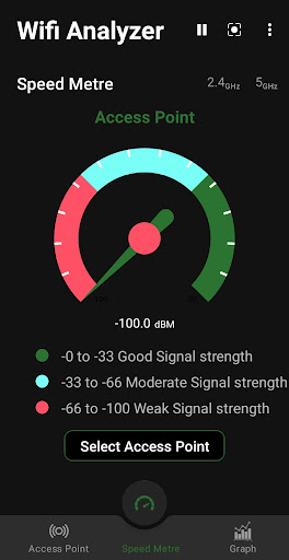 Android application Wifi Analyzer : Fast & Secure screenshort