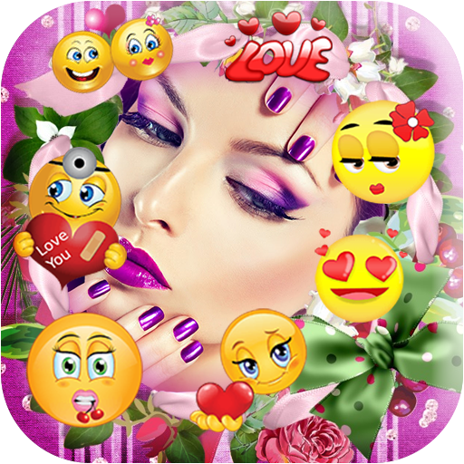 Flower Photo Frame with Love and