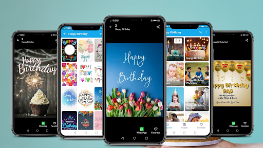 Android application Happy Birthday Wishes Images screenshort