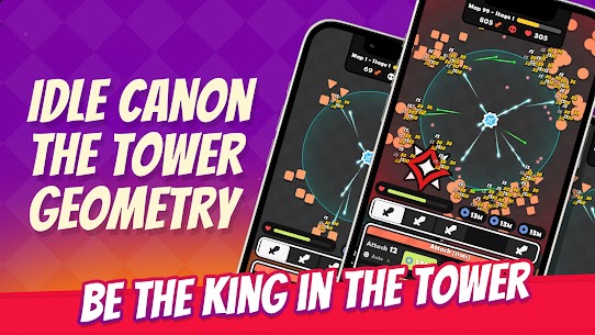 Idle Cannon: Tower TD Geometry MOD (God Mode, Unlimited Currency) 5