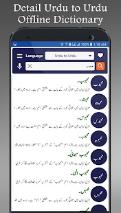 English Urdu Dictionary Plus Screenshot