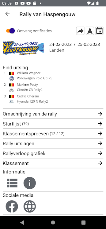 Rally Results - 5.0.9 - (Android)