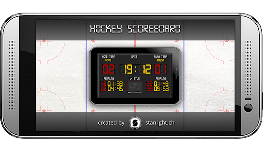 Hockey scoreboard Screenshot