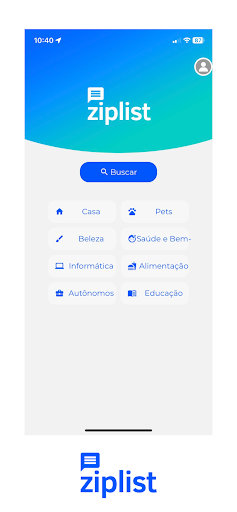 Android application Zip List screenshort