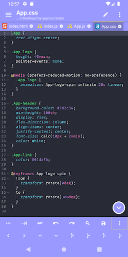 Acode - powerful code editor  Screenshots 1