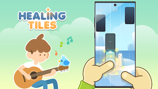 Healing Tiles : Guitar, Piano, Calm, Offline Game Apk Mod for Android [Unlimited Coins/Gems] 1