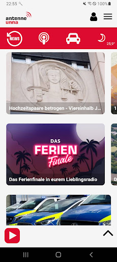 Android application Antenne Unna screenshort