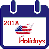 2018 USA  Holidays icon