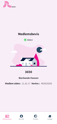 Android application Møre og Romsdal Boligbyggelag screenshort
