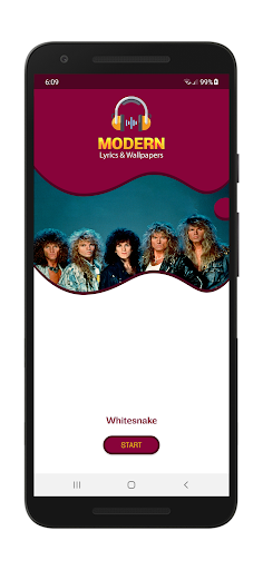 Android application Whitesnake Lyrics & Wallpapers screenshort