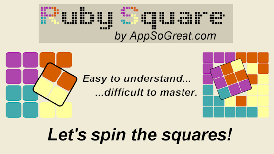 Ruby Square: Screenshot del gioco di puzzle
